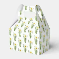 Daffodil Flower Favor Boxes