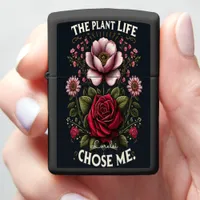 The Plant Life Chose Me Botanical Passion Zippo Lighter