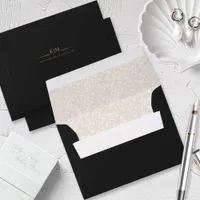 Wedding Ebony Pearl Elegance ID989 Envelope