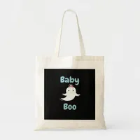 Baby Boo Cute Halloween Kids Or Couples Gift Tote Bag