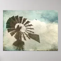 Windmill in the Sky Poster
