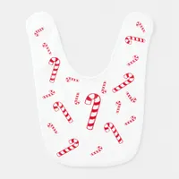 Bib - Jumbled Candy Canes