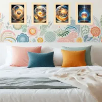 Celestial Cosmos Wall Art Sets