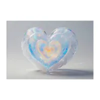 *~* Crystal Heart Within Hearts AP78  Acrylic Print