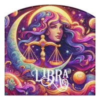 Horoscope Sign Libra Zodiac Ethereal Mystical Art