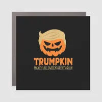 Trumpkin Make Halloween Great Again Jack O Lantern Car Magnet