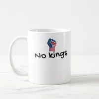 No Kings In America Classic Minimal Clean Coffee Mug
