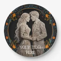 Bride & Groom Wedding Personalized  Paper Plates