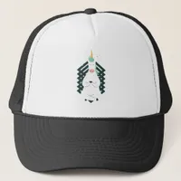 Unicorn in Yoga Pose Trucker Hat