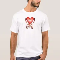 Tribal Love Heart T-Shirt