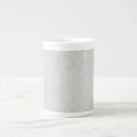 Seamless Seashell Pattern Bone China Mug