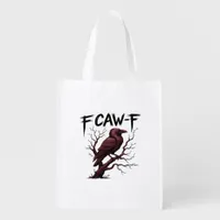 F-Caw-F Raven Classic Grocery Bag