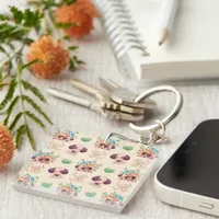 Adorable Dog Pattern  Keychain