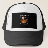 Funny F-Caw-F Christmas Chicken Classic Trucker Hat