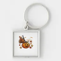 F-Caw-F Funny For Men Women Thanksgiving-Christmas Keychain