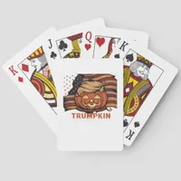 Halloween, Pumpkin Trumpkin, Make Halloween Great  Poker Cards