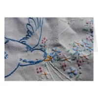 Vintage Dish Towel Bird