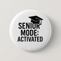 Graduation cap quote funny button
