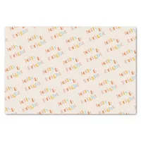 Jolly and Bright Chic Christmas Tissue Paper