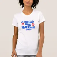 Harris & Walz Retro flowers T-Shirt