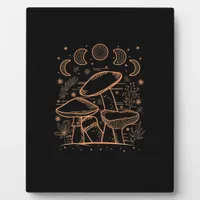 Goblincore Aesthetic Mushroom Fungi Academia Plaque