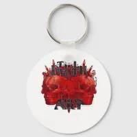 Till Death Do Us Part Classic – Skeleton Slogan Keychain