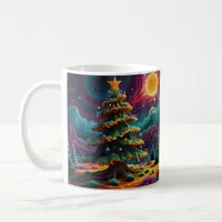 Whimsical Snowman Christmas Artwork Coffee Mug