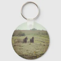 Haying Time Keychain