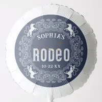 1st Rodeo Birthday Balloon – Navy Blue Bandana Wes