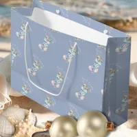  Coastal Grandma Chinoiserie Stocking  Large Gift Bag