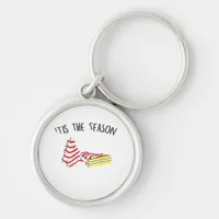 The Season Christmas Tree  Keychain