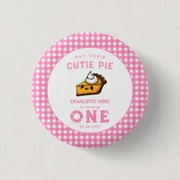 Our Little Cutie Pi Day 1st Birthday Button