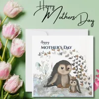 Happy Mother's Day Penguin Card