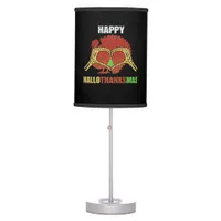Happy Hallothanksmas Fun Holiday Season Mashup Table Lamp