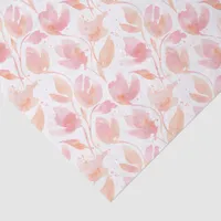 Abstract Watercolor Pattern in Peach and Pink Tissue Paper