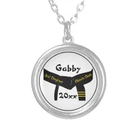 Martial Arts 3rd Degree Black Belt Necklace