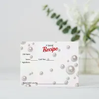 A Special Recipe Pearl Card