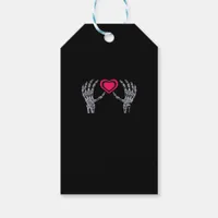 Skeleton Hands Heart Cute Gift Tags