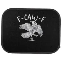F-Caw-F Raven Retro Classic Car Floor Mat