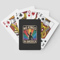 No Kings In America Since 1776 Patriotic Style Poker Cards