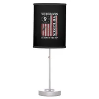 Military Veterans Protest Flag Patriotic Freedom Table Lamp
