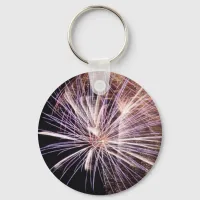 White Fireworks Keychain