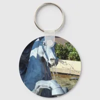 Neptune's Horse, Plaza Fountain Detail Keychain