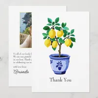 She Found Her Main Squeeze Lemon Bridal Shower Thank You Card