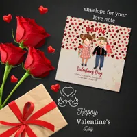 Happy Couple Valentine's Day Envelope