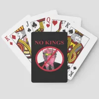 No Kings Anti Creative Graphic Style Poker Cards