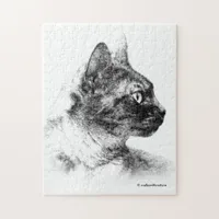 Stella the Grey Cat Jigsaw Puzzle