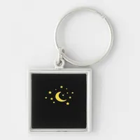 Whimsigoth Night Sky Sun Moon Witchy Keychain