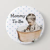 Mommy to be Baby Shower Button