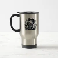 Till Death We – Skeleton Couple Gothic Design Clas Travel Mug